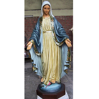 Statuette religieuse artisanale en résine OEM, Vierge Marie, Mère de Jésus, sculpture chrétienne, cadeau catholique sacré