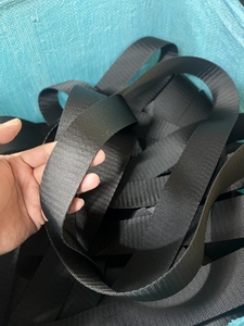 Sangle en polyester noir de 50 mm de large, capacité de charge de 3 tonnes, sangle haute résistance pour la sécurisation et l'emballage des marchandises - Product Image 5