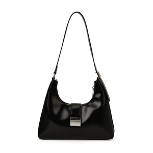 Sac à main pour femme avec boucles en métal souple et bandoulière simple - Product Image 6