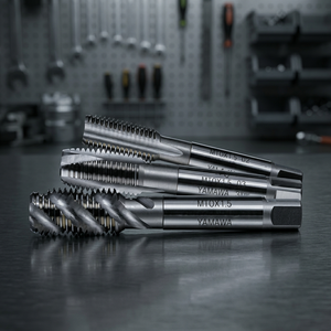 YAMAWA 10-Piece Tap Die Set Model N-SP-V 8x1.25-4 Coating HSS Spiral Flute Right <b>Hand</b> Blind Hole Drill Bits for Casting <b>Mold</b> - Product Image 2