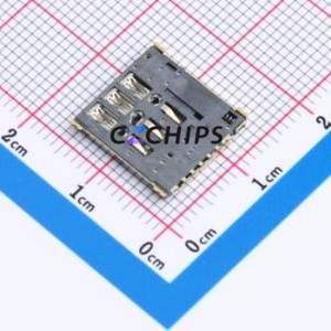 SIM304-ZYB7AH1.37 SIM Card Connector SMD Connector Self-Return Type Nano SIM Card Card Holder With Card Detection - Product Image 2