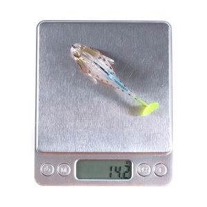 Esca Morbida da Pesca 7cm 14g per <span class=keywords><strong>Luccio</strong></span> e Spigola, Jig con Coda a Paletta per Acque Profonde, Leurre Pesca Swimbait - Product Image 6