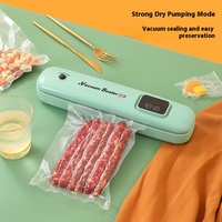 Mini scelleuse sous vide entièrement automatique à vente chaude petite machine d'emballage de conservation des aliments domestique et commerciale alimentée par USB
