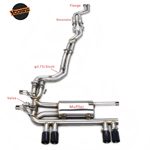 Sistema de <span class=keywords><strong>Escape</strong></span> Valvetronic OEM para <span class=keywords><strong>BMW</strong></span> M3 <span class=keywords><strong>E46</strong></span> 2004-2006, Tubo de <span class=keywords><strong>Escape</strong></span> Catback Deportivo de Acero Inoxidable para Auto de Carreras - Product Image 1