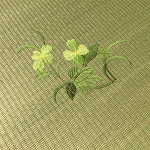 Natural Rush Straw Mat 1.5M Foldable Woven Plant Pattern Home Use Mattress <b>Pad</b> - Product Image 3
