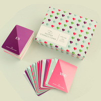 Boîte magnétique personnalisée imprimée, deux cartes de jeu sur papier, écologique et durable, fabricant en gros