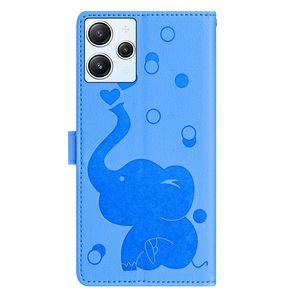 Custodia a Portafoglio in Pelle con Design Elefante per Redmi NOTE 14 Pro 4G 5G 14C 13 13C 12 11S 10 Pro Plus <span class=keywords><strong>Xiaomi</strong></span> 14T 13T 11 Lite <span class=keywords><strong>11T</strong></span> - Product Image 3