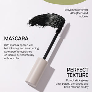 Venta al por mayor de rímel de fibra 3D negro no pegajoso logotipo propio maquillaje voluminizador extensiones de pestañas recubrimiento rímel logotipo personalizado - Product Image 4