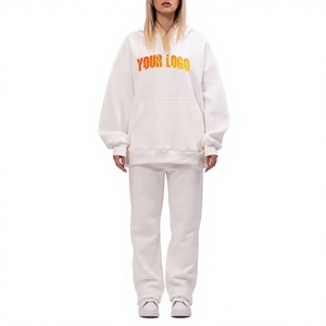 Collection Hiver 2025 : Survêtement Décontracté Écologique en Coton 100% avec Sweat à Capuche Ample et Jogger, Logo Personnalisé – Vente Flash - Product Image 1