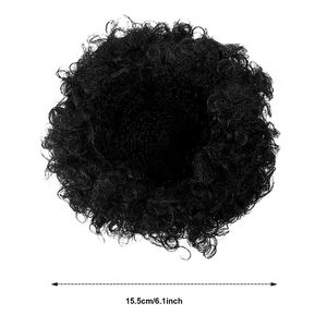 2024 nuevo conjunto de disfraz Hippie Funky Afro <span class=keywords><strong>peluca</strong></span> gafas de sol signo de la paz Collar para 50/60/70s fiesta temática <span class=keywords><strong>Peluca</strong></span> de Halloween - Product Image 4