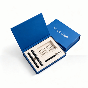 <span class=keywords><strong>Kit</strong></span> <span class=keywords><strong>de</strong></span> Extensiones <span class=keywords><strong>de</strong></span> <span class=keywords><strong>Pestañas</strong></span> DIY con Logotipo Personalizado, Clusters <span class=keywords><strong>de</strong></span> <span class=keywords><strong>Pestañas</strong></span> Inferiores con Efecto Wispy, Marca Privada, Venta al por Mayor, <span class=keywords><strong>Pestañas</strong></span> <span class=keywords><strong>de</strong></span> Visón Rizadas en D - Product Image 1