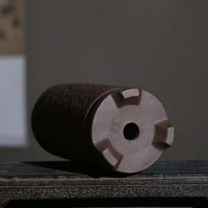 Maceta de Bonsái de Arcilla Morada, Textura de Corteza de Árbol, Estilo Zen, Maceta Artística China - Product Image 4