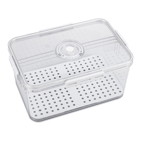 Boîte de rangement pour cigares en plastique transparent personnalisée, boîte à cigares hermétique avec logo