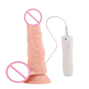 Dildo réaliste en PVC en gros pour femmes Masturbation Dildo à porter doucement avec une <span class=keywords><strong>grande</strong></span> ventouse Jouets sexuels pour lesbiennes - Product Image 3