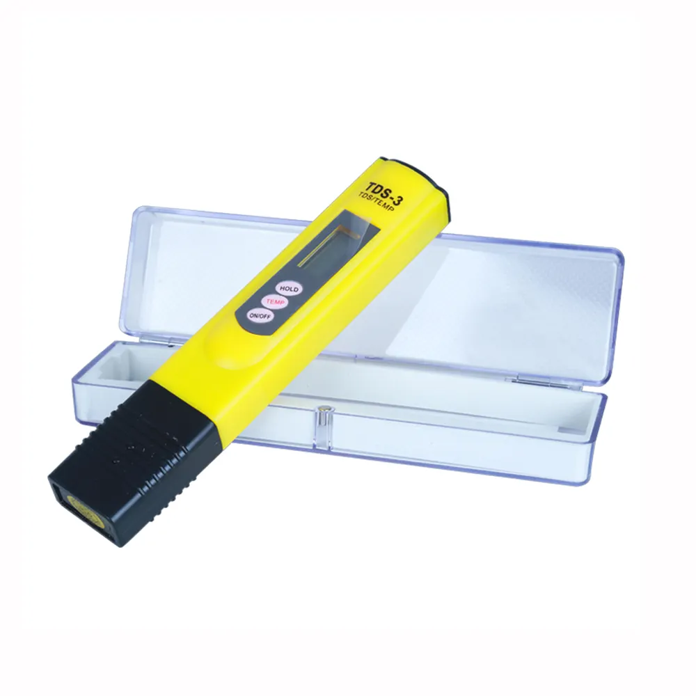 TDS Meter Pen Range 0~9999 PPM Tester Crystal Box