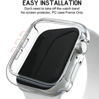 Coque de protection rigide pour Apple Watch 12 46 mm, cadre de protection ultra-fin pour accessoires IWatch 42 mm