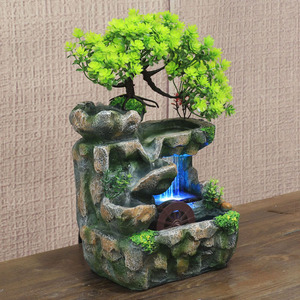 Decoración para el Hogar y la Oficina, Pequeños Artículos de Yiwu, Árbol Artificial con Efecto de Agua - Product Image 2
