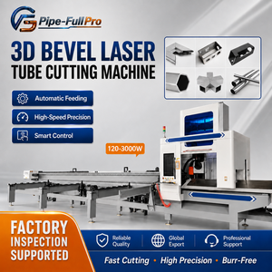 Máquina Láser Automática para Producción de Equipos de Gimnasio, Láser de Fibra CNC para Corte de Tubos Redondos y Ovalados - Product Image 1