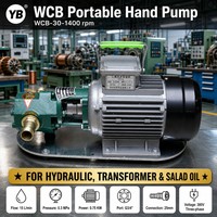 WCB 30 Hidrolik Dişli Yağ Pompası 15 LPM 0.75 KW Karbon Çelik Yemeklik Yağ Transferi 1400 Rpm