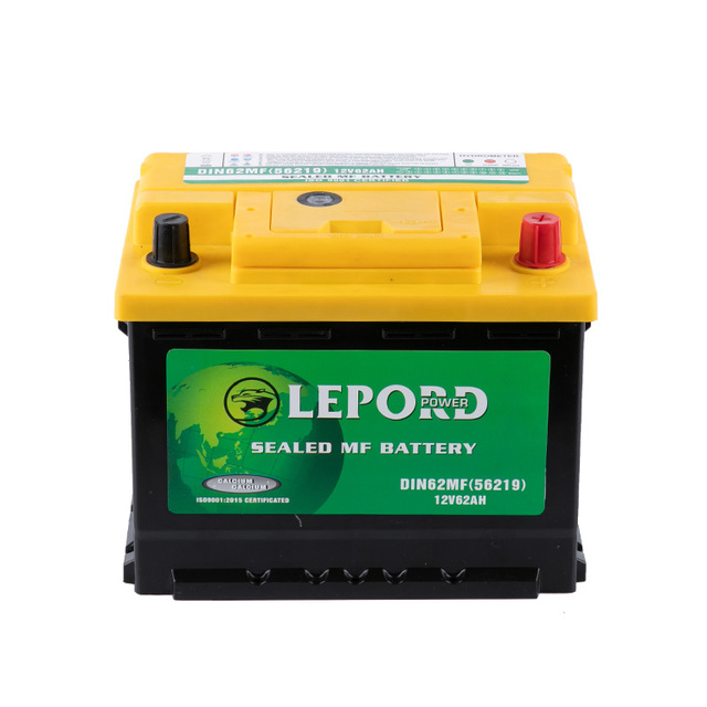 12V DIN62 N62 Made in China Factory Price Professional Starter Car Battery N55