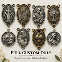 Médaille personnalisée Notre-Dame de Guadalupe, médaille de saint catholique avec design couleur, bijoux religieux en gros, fournisseur OEM, commandes en gros