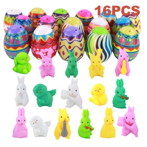factory customizable Easter egg rabbit set simulation egg plastic opening surprise egg