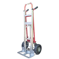 Chariot à plate-forme pliable multifonctionnel en aluminium 3 en 1 Capacité de charge de 300kg Chariot OEM pour le stockage des achats