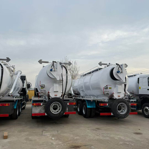 รถบรรทุกเก็บขยะแบบดูด 18 ลูกบาศก์เมตร เครื่องยนต์ดีเซล  รถทำความสะอาดถังขยะ มาตรฐานไอเสียยูโร 2 สภาพใหม่ - Product Image 2