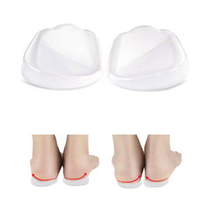 Semelles de talon en silicone pour la correction de supination et de pronation Inserts de chaussures adhésifs en gel pour le soutien de l'alignement des pieds - Product Image 6