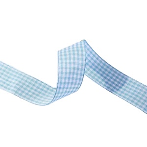 Hete Aanbieding Kerst Geruite Burlap Lint Gingham Inpaklint voor Kerstboomdecoratie DIY Bloemboogjes - Product Image 1