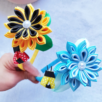 Enfants mignon papillon dessin animé fleur bandeaux chapeaux filles belle cheveux cerceau Sequin bandeaux enfants cheveux accessoires