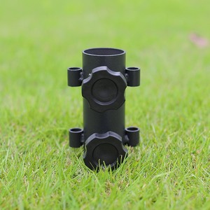 Support de parapluie de pêche en acier réglable, tube de fixation 100x65x34x10mm, support de parasol extérieur - Product Image 1