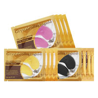 Patchs pour les yeux en silicone au collagène et or 24 carats, anti-rides et anti-âge, avec épaisseur accrue, pour tous types de peau, marque privée, vente en gros