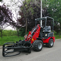 Hochwertiger Mini-Radlader Baumaschine Hoflader Landwirtschaftlicher Radlader D25 600kg Hubkraft CE