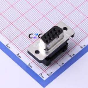 1658612-4 D-Sub/VGA <b>Connector</b> <b>Connector</b> ( Gender: Female )( Total Number of <b>PINs</b>: 9P )( Number of Rows: <b>2</b> ) - Product Image 1