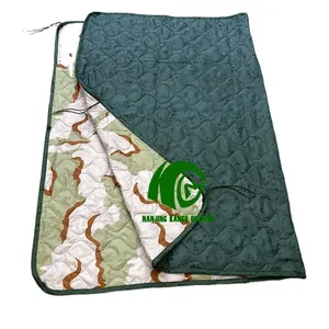 KANGO factory make 210T ripstop polyester water repellent genuine us camouflage all weather poncho liner blank