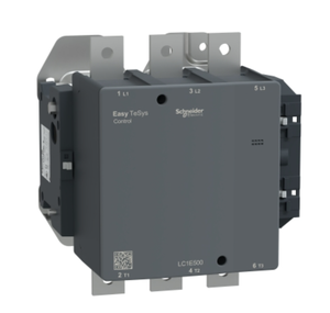 Contacteur AC robuste Schneider EasyPact LC1E500M7N 3 pôles 500A 220V AC pour le contrôle des moteurs industriels et les systèmes de distribution d'énergie - Product Image 1