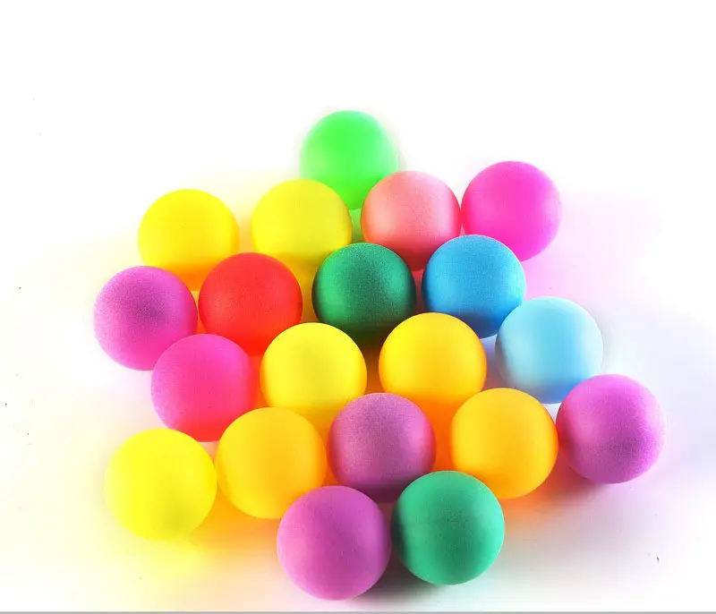2024 gran oferta pelotas de Pong de colores 40mm pelotas de tenis de mesa de entretenimiento para juegos publicidad accesorio de juego de entretenimiento