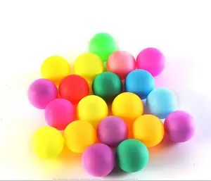 2024 Hot Sale Colored Pong Balls 40mm Entertainment Table Tennis Balls For Game Advertising Entertainment Game Accessory
