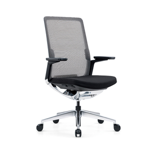 Chine Nouvel arrivage de meubles de bureau tournants en cuir synthétique de luxe <span class=keywords><strong>chaise</strong></span> de direction ergonomique à dossier haut en maille - Product Image 1