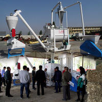Semitree-machine de fabrication d'aliments à granulés pour bétail, hhnhf, 2 t/h, destiné aux animaux de ferme