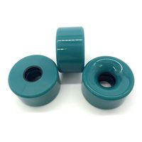 Roues de patins à roulettes OEM complètes à quatre vitesses 65mm * 36mm 78A-95A, roues de patins quad personnalisées 65mm, roues de patins plates 65mm avec roulement