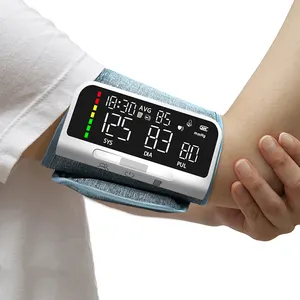 Rechargeable Blood Pressure Machine Electronic Sphygmomanometer BP Monitor Tensiometre Digital Upper Arm Blood Pressure Monitor