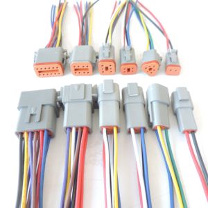 Deutsch DT <span class=keywords><strong>2</strong></span> <span class=keywords><strong>3</strong></span> 4 6 8 12พิน,ชุดสายไฟตัวเชื่อมต่อสายไฟฟ้ากันน้ำ20ซม. - Product Image 3
