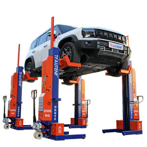 Elevador Móvil Inalámbrico de 4 Postes y 10 Toneladas TFAUTENF |   Elevador Hidráulico a Batería para Mantenimiento de Camiones y Flotas - Product Image 5