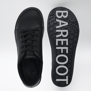 Allacciatura Business Office <span class=keywords><strong>scarpe</strong></span> a piedi nudi <span class=keywords><strong>in</strong></span> <span class=keywords><strong>pelle</strong></span> <span class=keywords><strong>vegana</strong></span> cassa larga <span class=keywords><strong>in</strong></span> gomma suola antiscivolo minimalismo <span class=keywords><strong>scarpe</strong></span> causali per camminare - Product Image 2