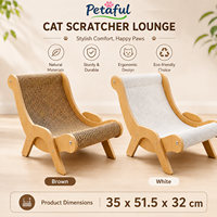 Griffoir pour chat haute densité, résistant à l'usure et aux rayures, en carton ondulé, pour chaise, canapé, ou comme nid pour chat, remplaçable