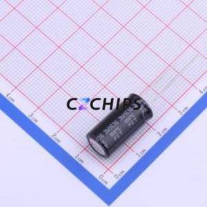 Condensateur électrolytique en aluminium à montage traversant 35ZLH560MEFC10X20, composant à montage traversant THT, D10xL20mm 560uF 20% 35V 5mm - Product Image 2