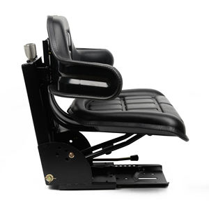 Universal PVC Tractor Seats with Shock Absorber and <b>Backrest</b> Wrap Around CE Certified Model 3930 for 1990-1992 Tractors - Product Image 2