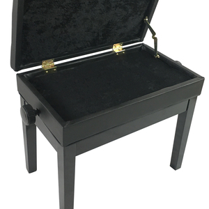 <strong>Piano</strong> Bench Adjustable Single Keyboard <strong>Piano</strong> <strong>Stool</strong> Bench <strong>with</strong> Book <strong>Storage</strong> YM-619 - Product Image 2